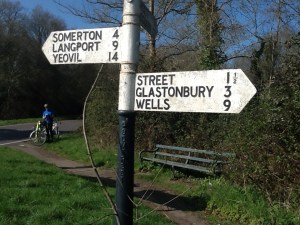 Speaks for itself. Top of long hill.