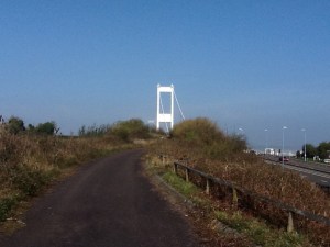 Leaving Bristol heading to the Severn Bridge