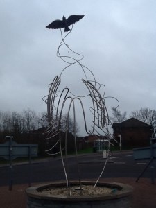 Leaving, or entering, Larkhall